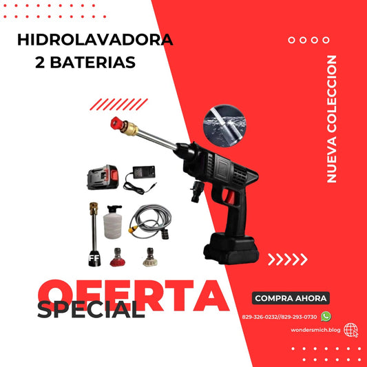 HIDROLAVADORA 2 BATERIAS 48V Y 24V
